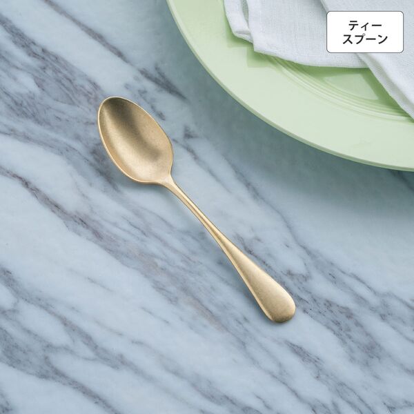ヴィンテージイノックス オールドイングリッシュ ティースプーン ゴールド