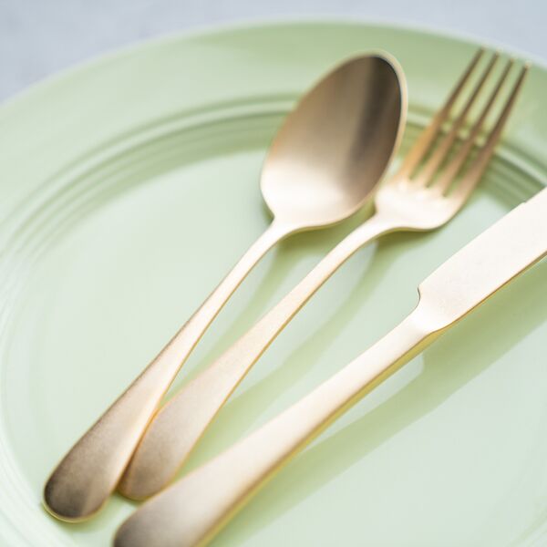 ヴィンテージイノックス オールドイングリッシュ ディナーフォーク ゴールド