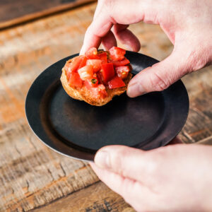 ラウンド取り分け皿 【BLACK】