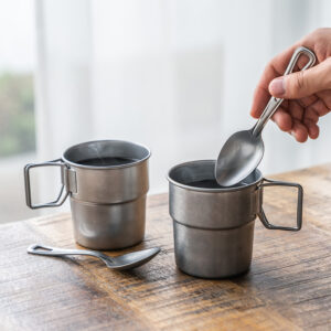 ペアセット スタッキングマグ＆キャンプスプーン