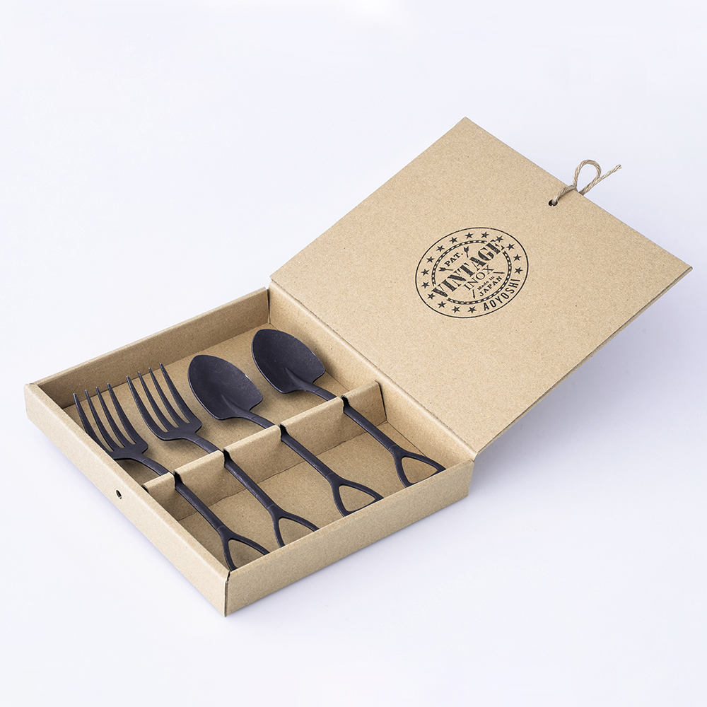 カトラリー 4Pcs セット スコップ【BLACK】