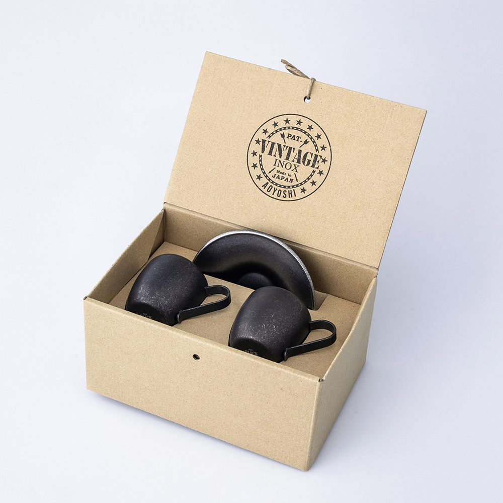 DWカップ&ソーサー 2客セット【BLACK】