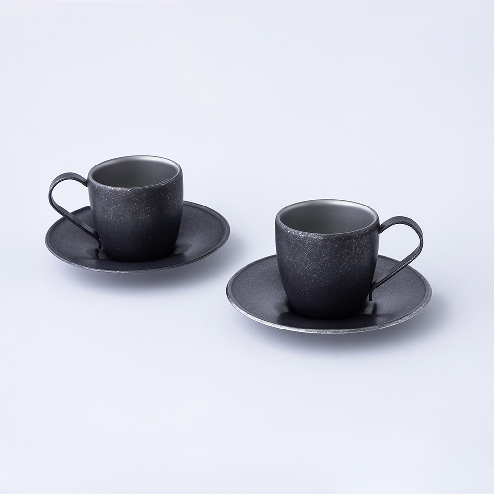 DWカップ&ソーサー 2客セット【BLACK】 - 画像 (2)